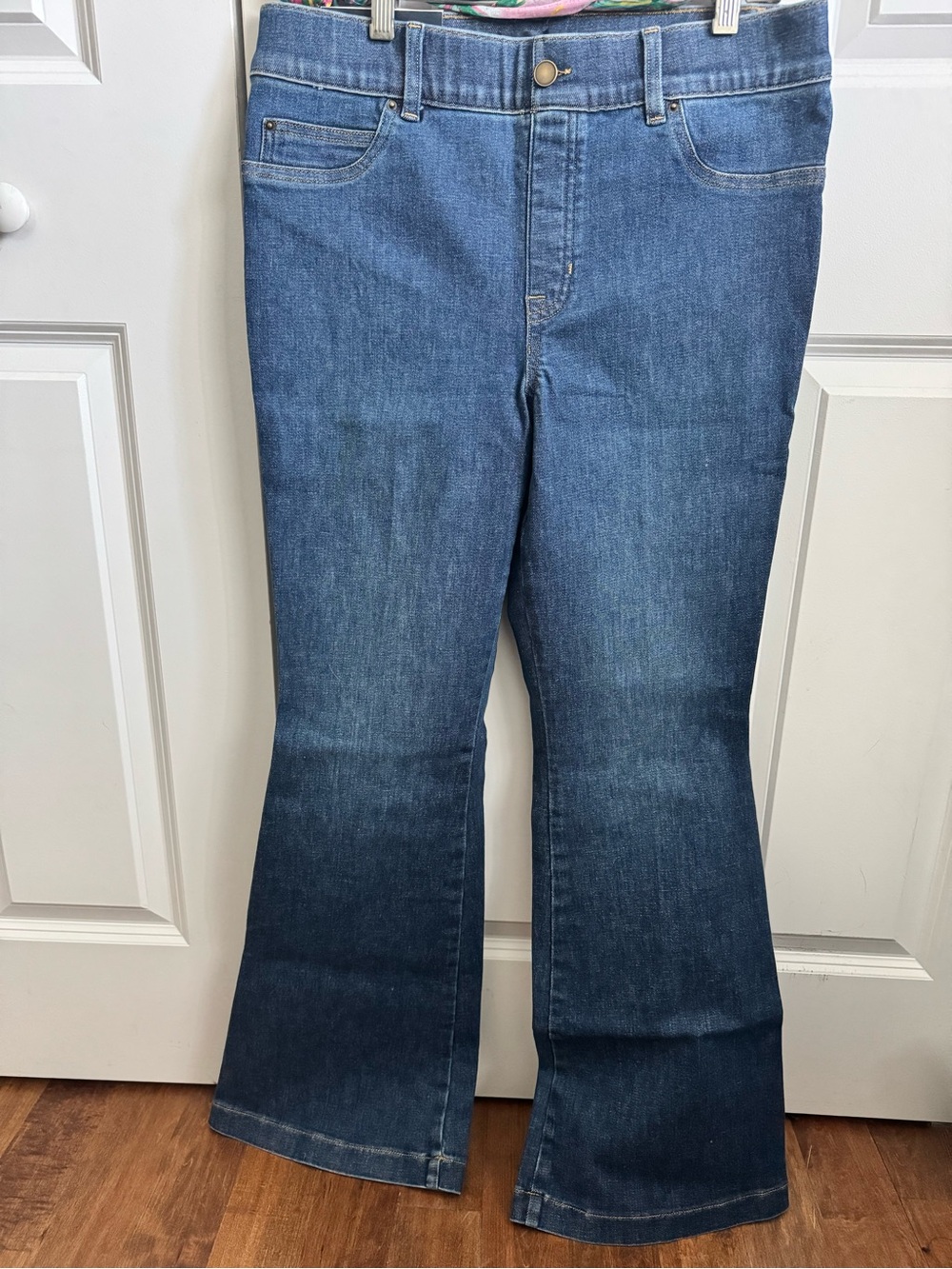 SPANX Women's Blue Flare Jeans